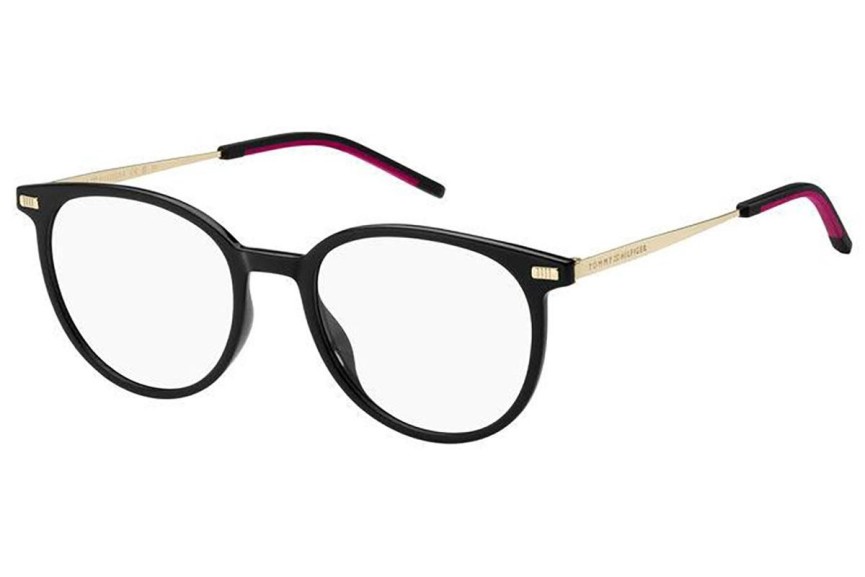 Okulary korekcyjne Tommy Hilfiger TH2020 807 Owalne Czarne