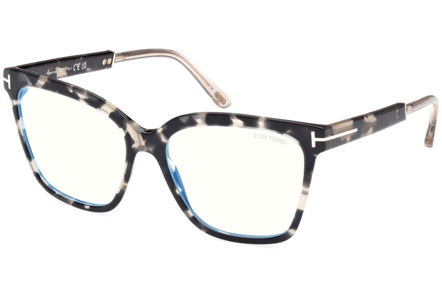 Okulary korekcyjne Tom Ford FT5892-B 005 Kwadratowe Havana