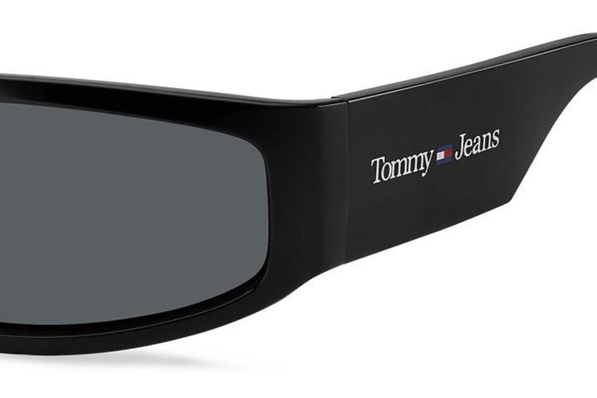 Okulary przeciwsłoneczne Tommy Hilfiger TJ0094/S 807/IR Prostokątne Czarne