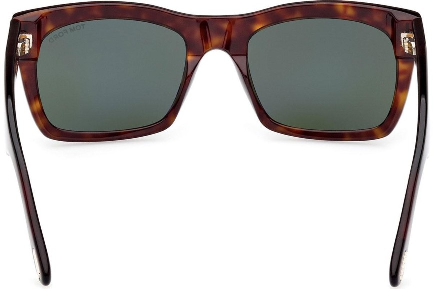 Okulary przeciwsłoneczne Tom Ford Nico 2 FT1062 52N Kwadratowe Havana