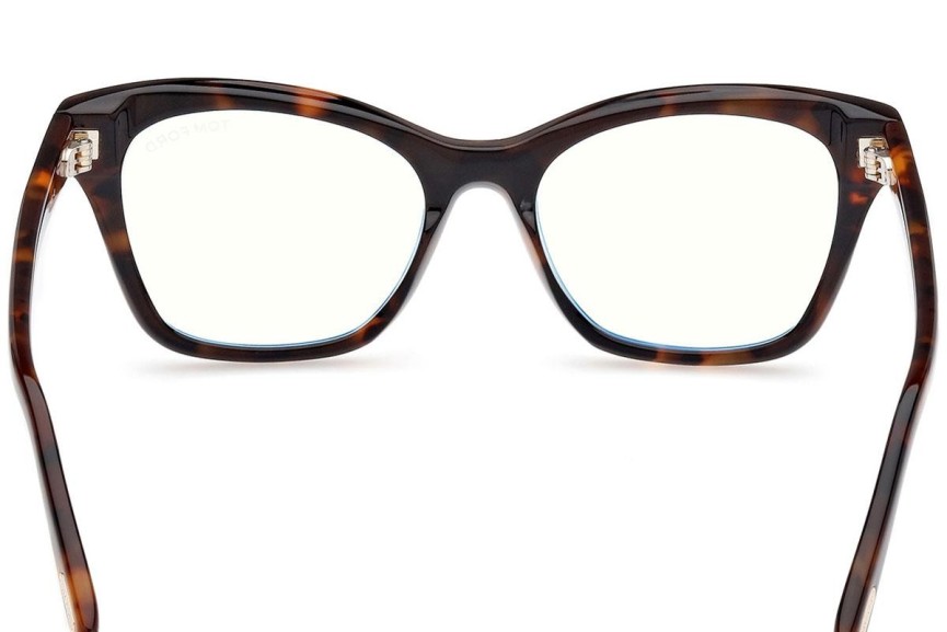 Okulary korekcyjne Tom Ford FT5909-B 052 Kocie oczy Havana