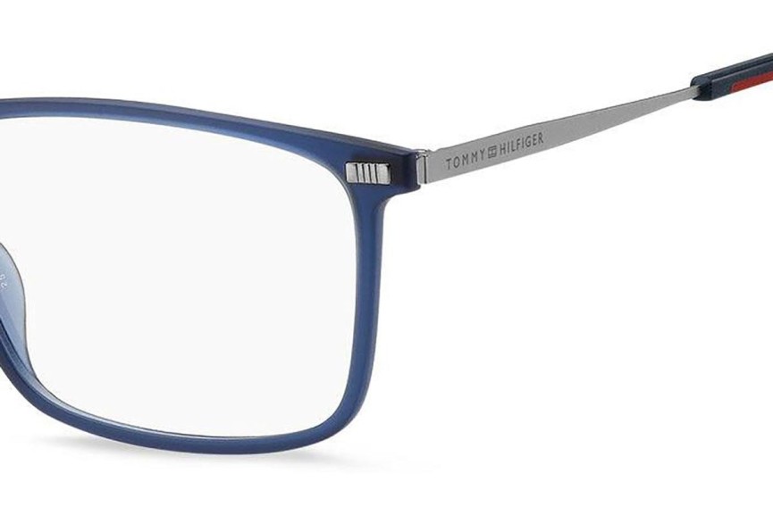 Okulary korekcyjne Tommy Hilfiger TH2018 FLL Prostokątne Niebieskie