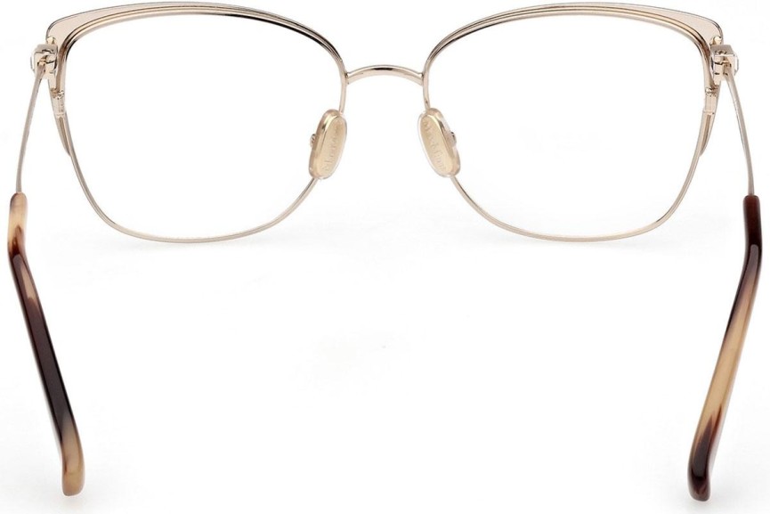 Okulary korekcyjne Max Mara MM5106 028 Kocie oczy Złote