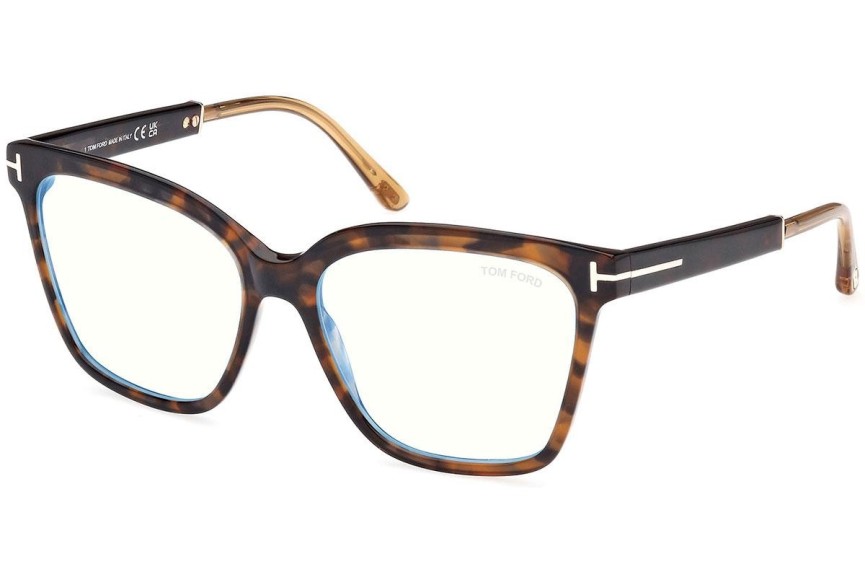 Okulary korekcyjne Tom Ford FT5892-B 052 Kwadratowe Havana