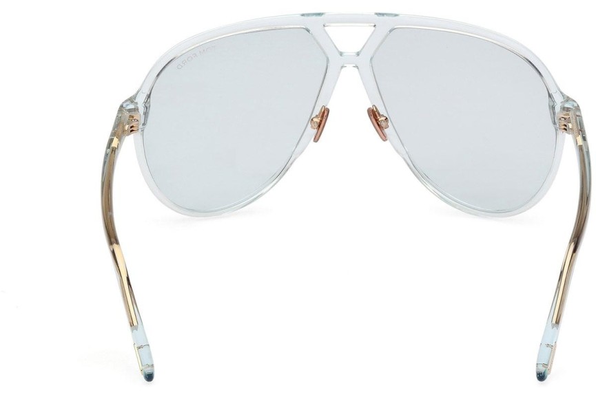 Okulary przeciwsłoneczne Tom Ford Bertrand FT1061 84V Pilotki (Aviator) Niebieskie