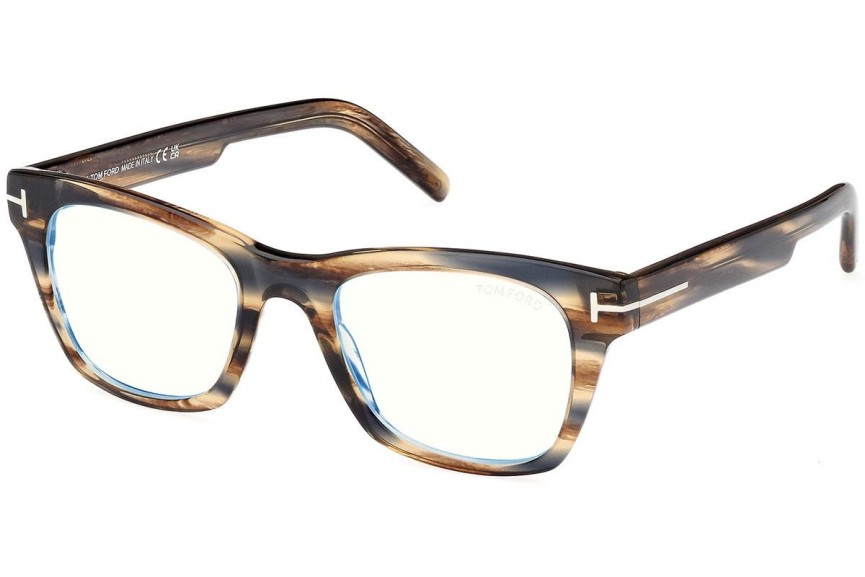 Okulary korekcyjne Tom Ford FT5886-B 045 Kwadratowe Wielokolorowe