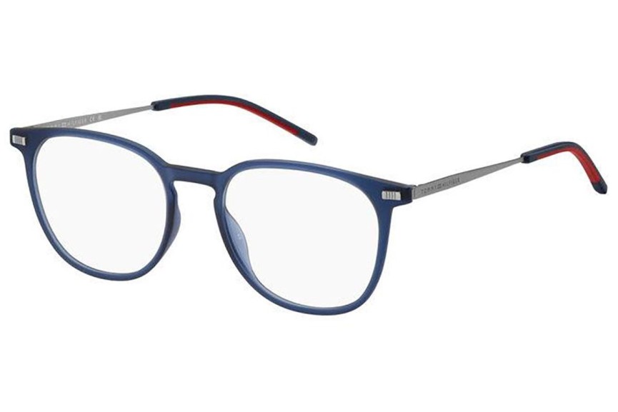 Okulary korekcyjne Tommy Hilfiger TH2022 FLL Owalne Niebieskie