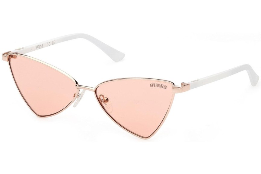 Okulary przeciwsłoneczne Guess GU8286 32E Kocie oczy Złote