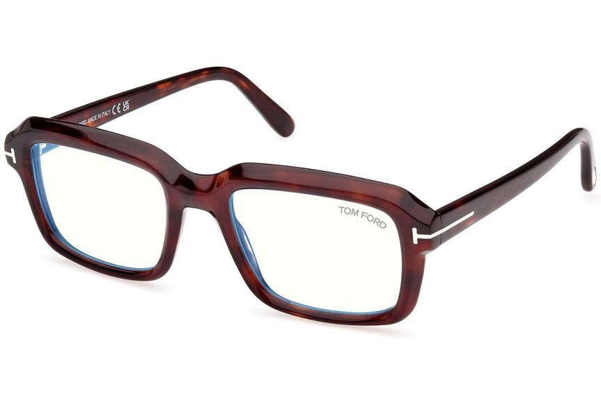 Okulary korekcyjne Tom Ford FT5888-B 054 Prostokątne Havana