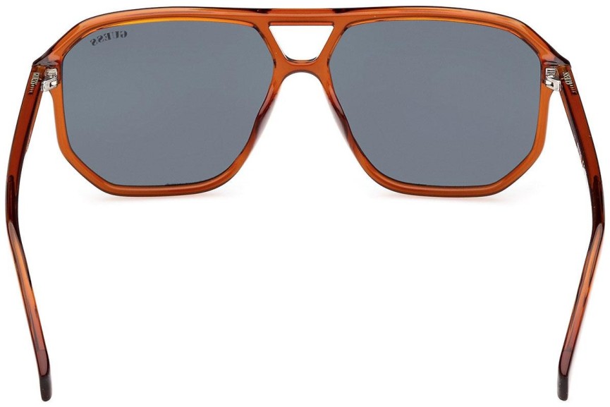 Okulary przeciwsłoneczne Guess GU8276 44V Pilotki (Aviator) Pomarańczowe