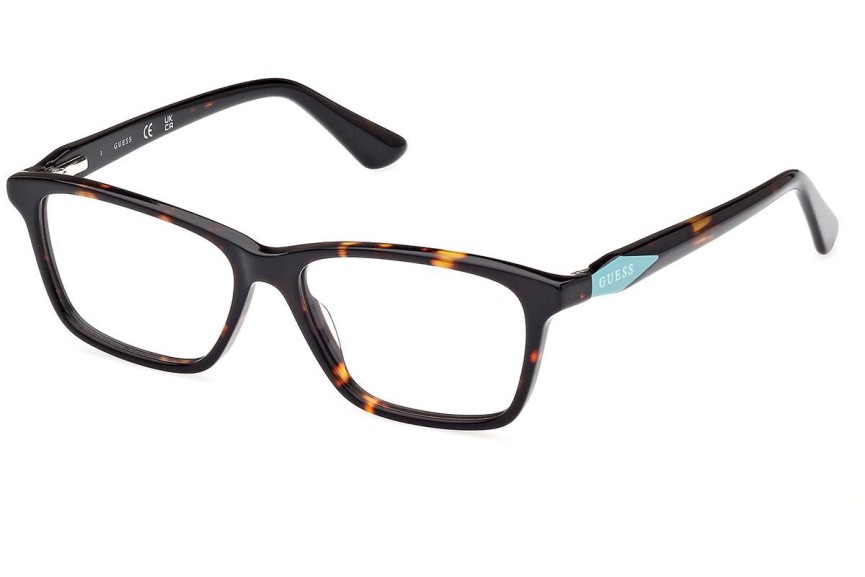 Okulary korekcyjne Guess GU9235 052 Prostokątne Havana