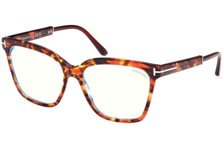 Okulary korekcyjne Tom Ford FT5892-B 054 Kwadratowe Havana