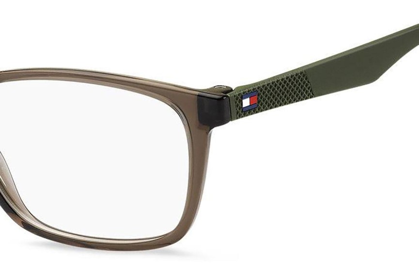 Okulary korekcyjne Tommy Hilfiger TH2025 09Q Prostokątne Brązowe