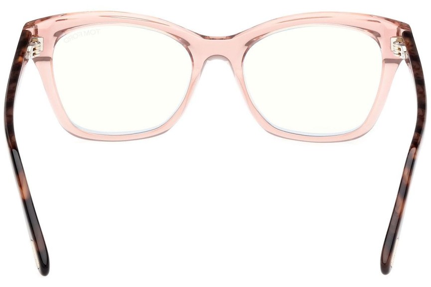 Okulary korekcyjne Tom Ford FT5909-B 072 Kocie oczy Różowe