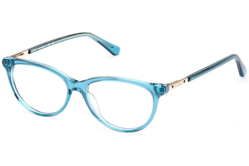 Okulary korekcyjne Guess GU9233 092 Kocie oczy Niebieskie