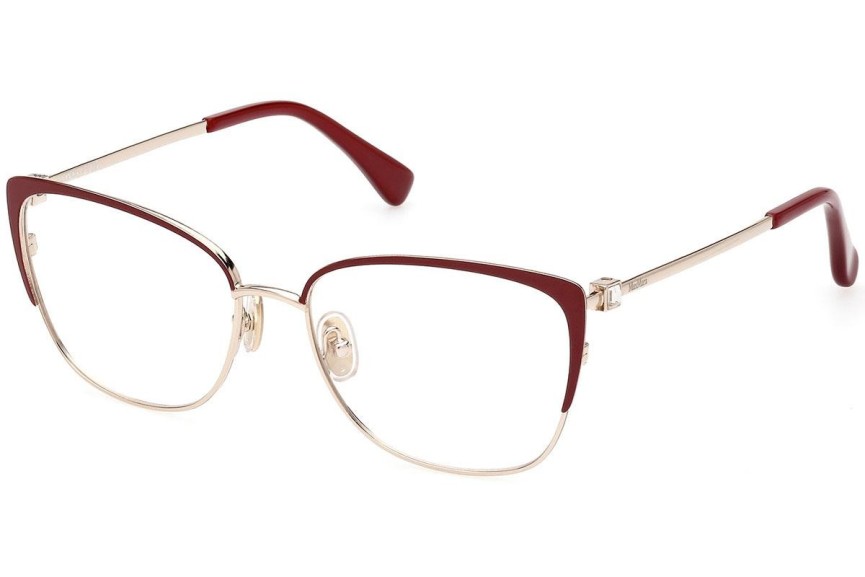 Okulary korekcyjne Max Mara MM5106 032 Kocie oczy Złote