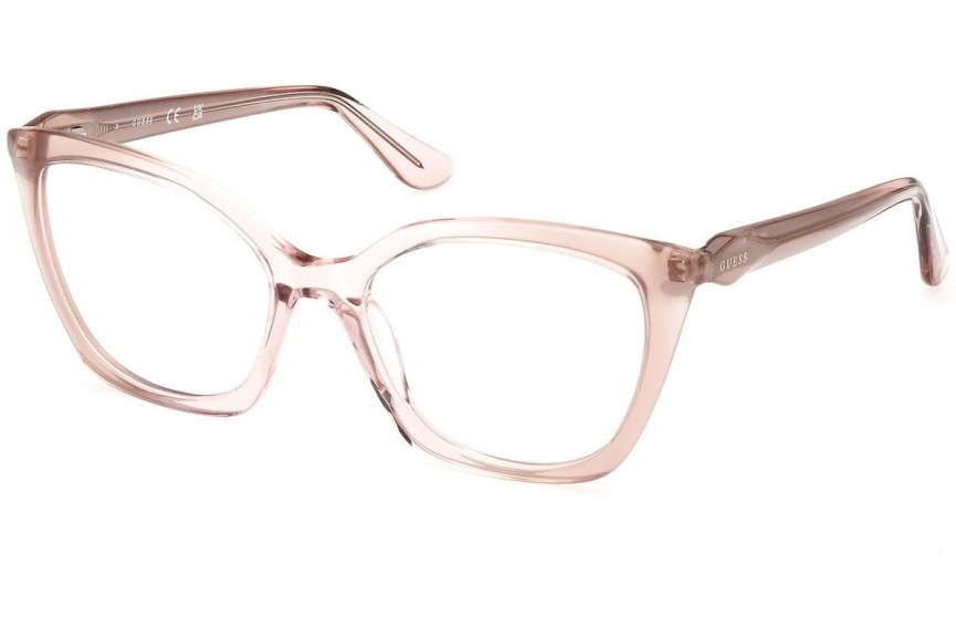 Okulary korekcyjne Guess GU2965 047 Kocie oczy Brązowe