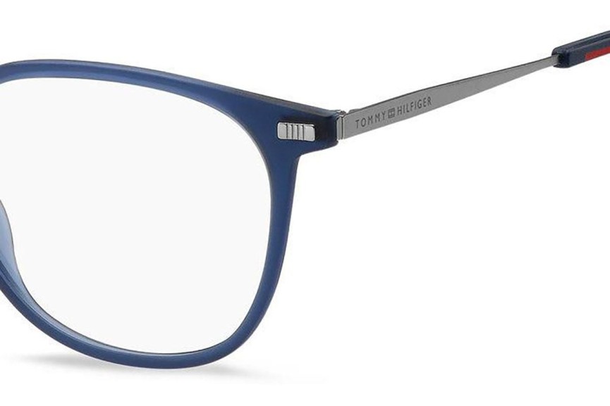 Okulary korekcyjne Tommy Hilfiger TH2022 FLL Owalne Niebieskie