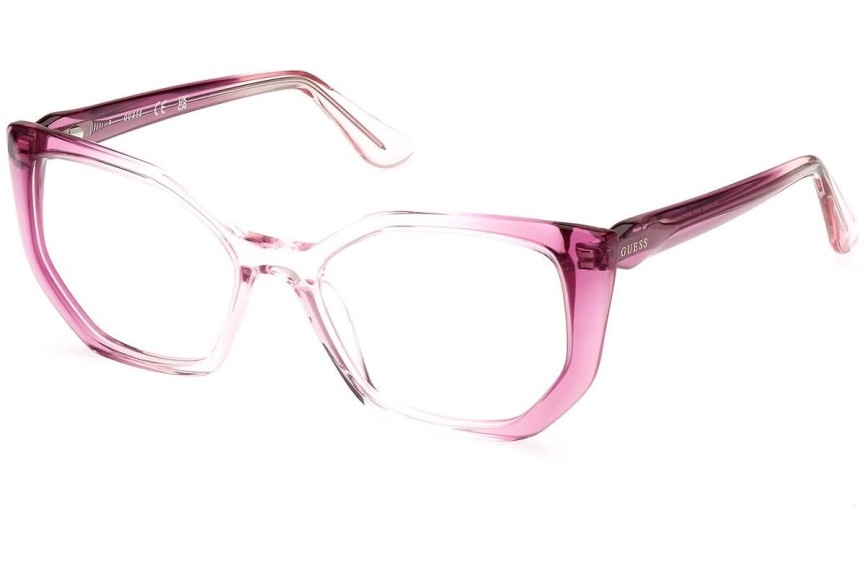 Okulary korekcyjne Guess GU2966 077 Nieregularny Różowe