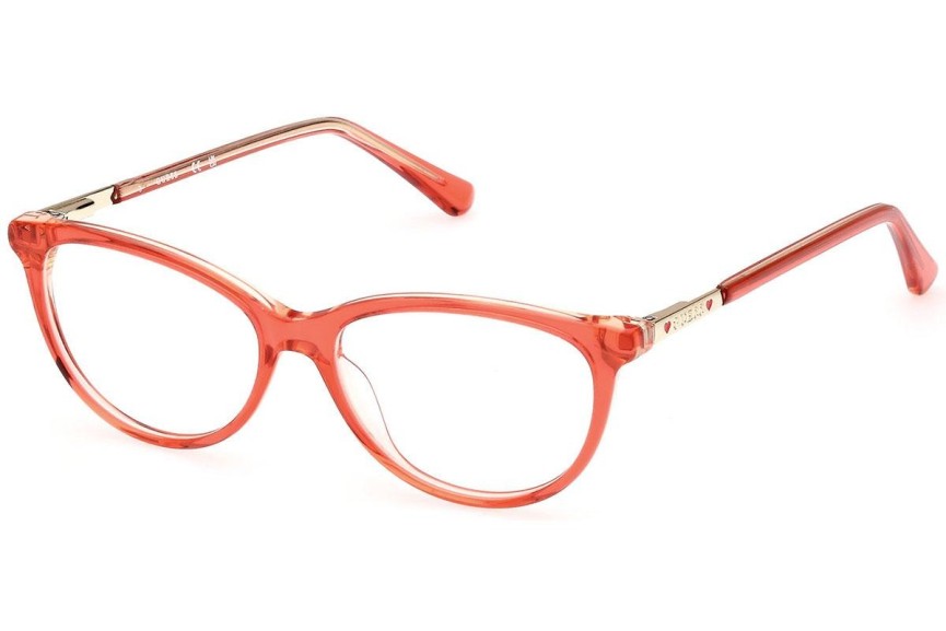 Okulary korekcyjne Guess GU9233 068 Kocie oczy Pomarańczowe