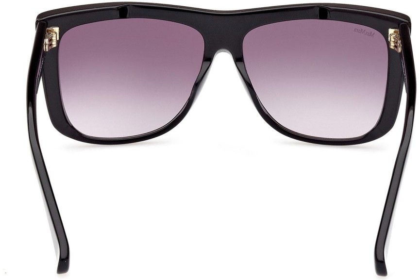 Okulary przeciwsłoneczne Max Mara Lee 1 MM0066 01B Kwadratowe Czarne