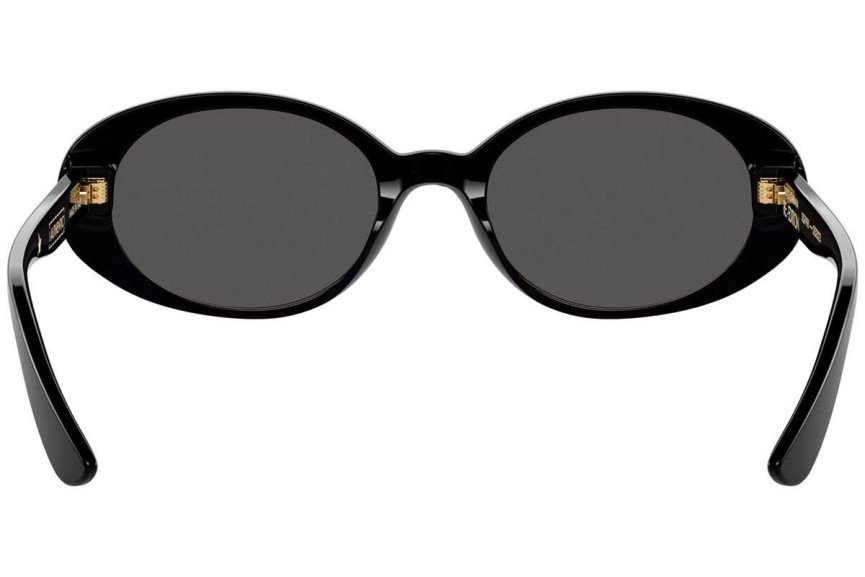 Okulary przeciwsłoneczne Dolce & Gabbana DG4443 501/87 Owalne Czarne