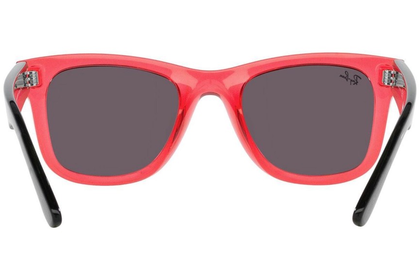 Okulary przeciwsłoneczne Ray-Ban Wayfarer Reverse RBR0502S 67132O Kwadratowe Różowe