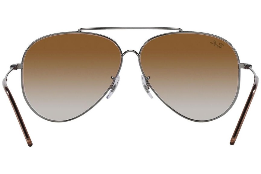 Okulary przeciwsłoneczne Ray-Ban Aviator Reverse RBR0101S 004/CB Pilotki (Aviator) Szare