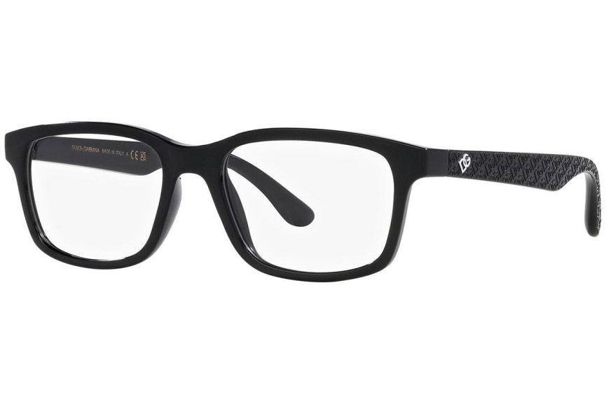 Okulary korekcyjne Dolce & Gabbana DX5097 501 Prostokątne Czarne