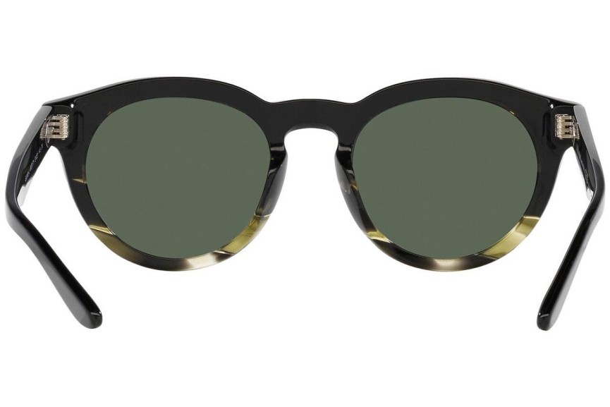 Okulary przeciwsłoneczne Giorgio Armani AR8189U 600771 Okrągłe Czarne