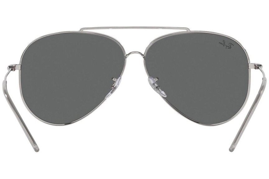 Okulary przeciwsłoneczne Ray-Ban Aviator Reverse RBR0101S 003/GR Pilotki (Aviator) Srebrne