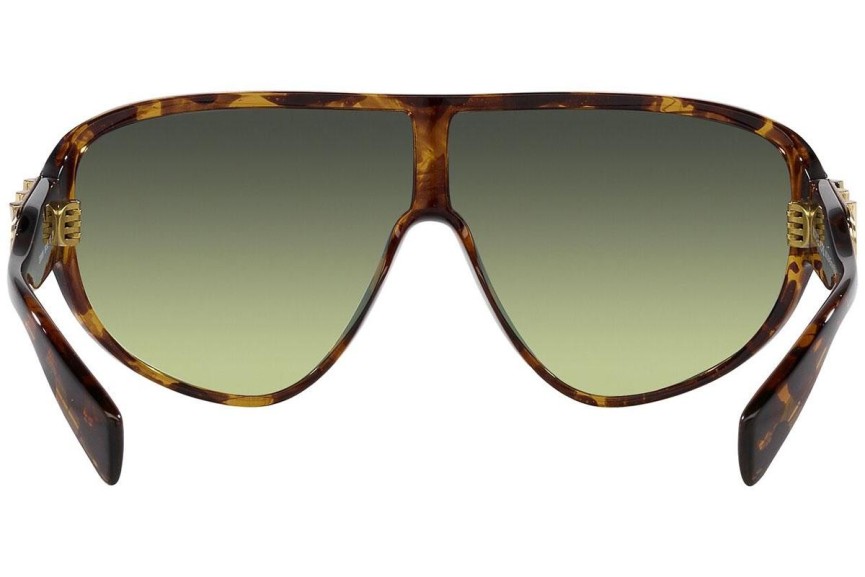 Okulary przeciwsłoneczne Michael Kors Empire Shield MK2194 30060N Flat Top Havana