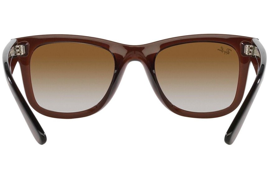 Okulary przeciwsłoneczne Ray-Ban Wayfarer Reverse RBR0502S 6709CB Kwadratowe Brązowe