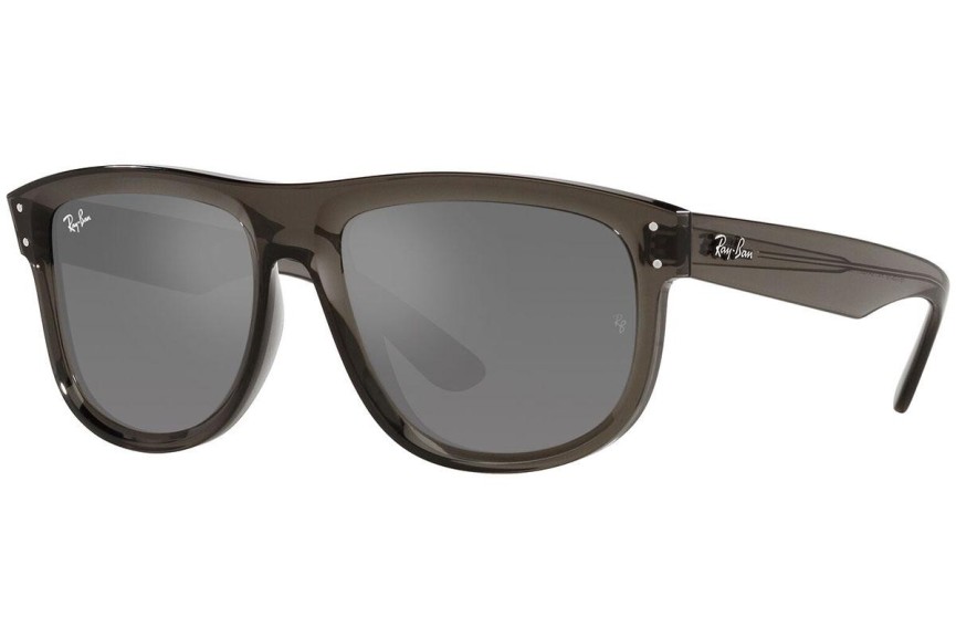 Okulary przeciwsłoneczne Ray-Ban Boyfriend Reverse RBR0501S 6707GS Kwadratowe Szare