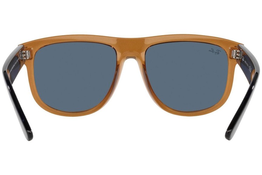 Okulary przeciwsłoneczne Ray-Ban Boyfriend Reverse RBR0501S 6711GA Kwadratowe Brązowe