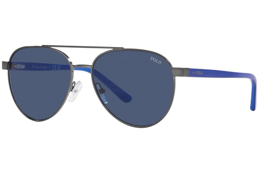 Okulary przeciwsłoneczne Polo Ralph Lauren PP9001 921580 Pilotki (Aviator) Szare