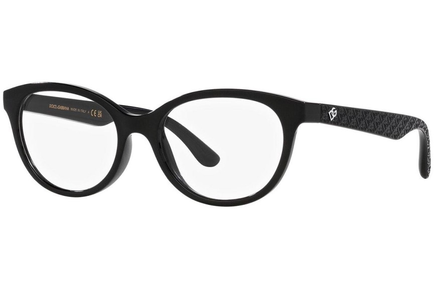 Okulary korekcyjne Dolce & Gabbana DX5096 501 Kocie oczy Czarne