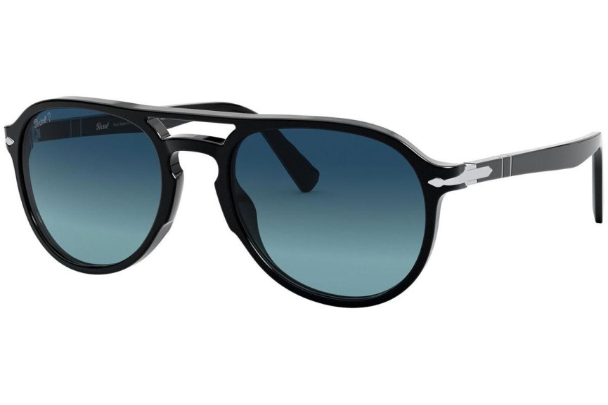 Okulary przeciwsłoneczne Persol El Profesor Sergio PO3235S 095/S3 Pilotki (Aviator) Czarne