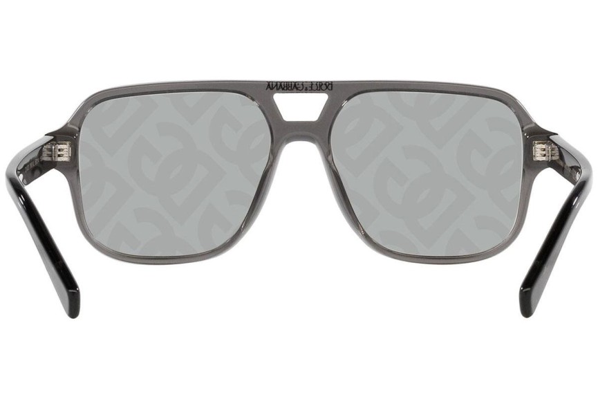 Okulary przeciwsłoneczne Dolce & Gabbana DX4003 3160AL Pilotki (Aviator) Szare