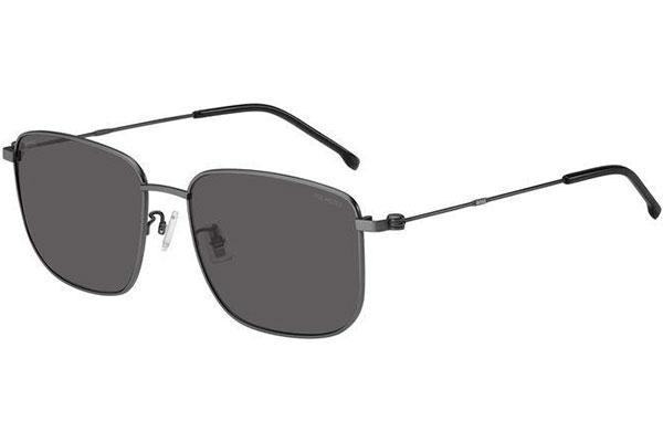 Okulary przeciwsłoneczne BOSS BOSS1619/F/S R80/M9 Polarized Kwadratowe Szare