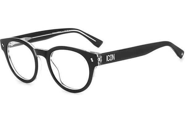 Okulary korekcyjne Dsquared2 ICON0014 7C5 Okrągłe Czarne