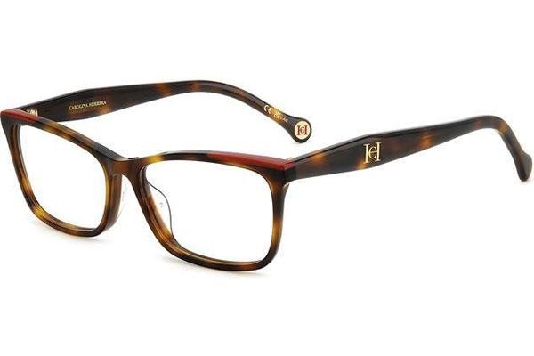 Okulary korekcyjne Carolina Herrera HER0202/G O63 Prostokątne Havana