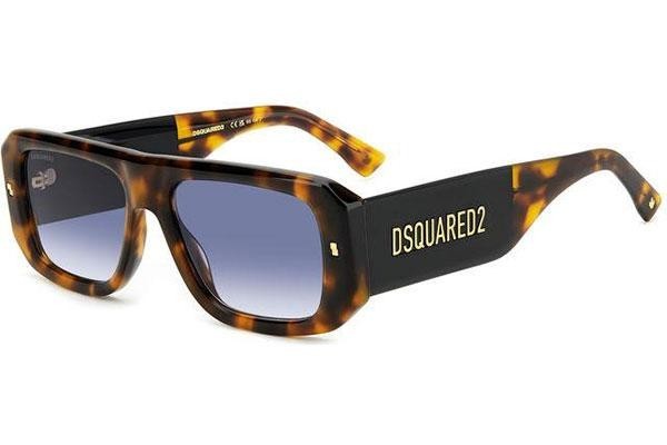 Okulary przeciwsłoneczne Dsquared2 D20107/S 086/08 Prostokątne Havana