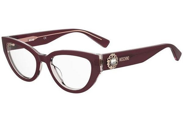 Okulary korekcyjne Moschino MOS631 LHF Kocie oczy Czerwone