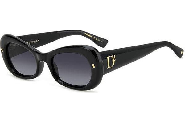 Okulary przeciwsłoneczne Dsquared2 D20110/S 807/9O Nieregularny Czarne