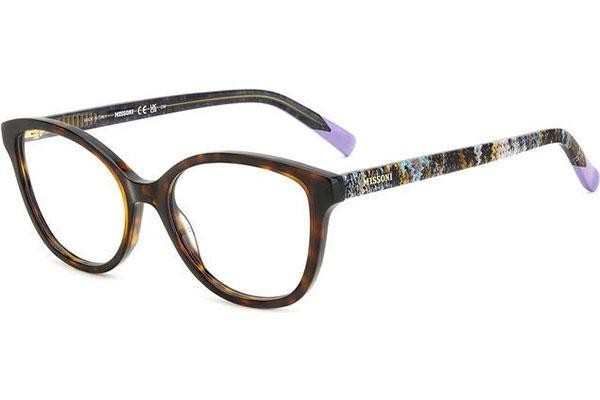 Okulary korekcyjne Missoni MIS0149 086 Kocie oczy Havana