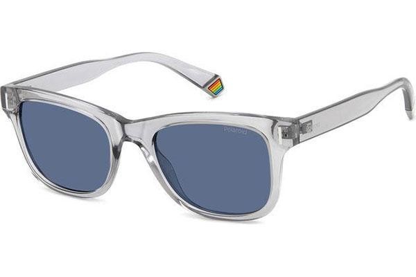 Okulary przeciwsłoneczne Polaroid PLD6206/S KB7/C3 Polarized Prostokątne Szare