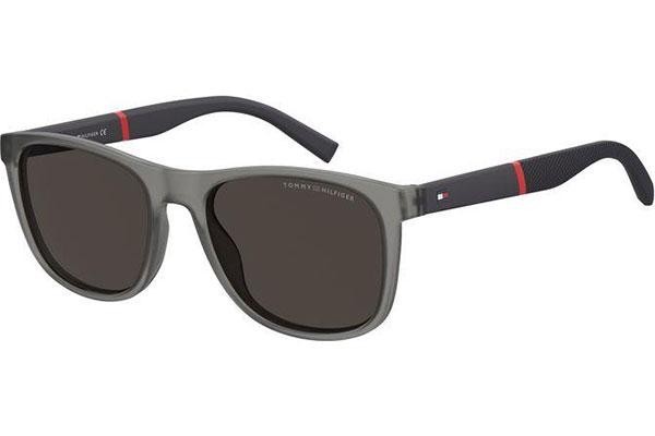 Okulary przeciwsłoneczne Tommy Hilfiger TH2042/S RIW/IR Kwadratowe Szare