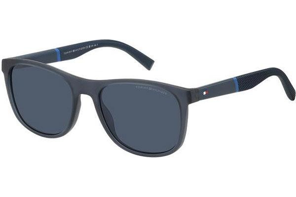 Okulary przeciwsłoneczne Tommy Hilfiger TH2042/S IPQ/KU Kwadratowe Niebieskie