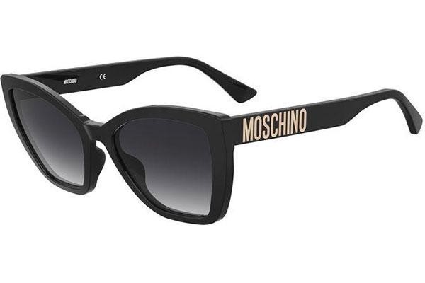 Okulary przeciwsłoneczne Moschino MOS155/S 807/9O Kocie oczy Czarne